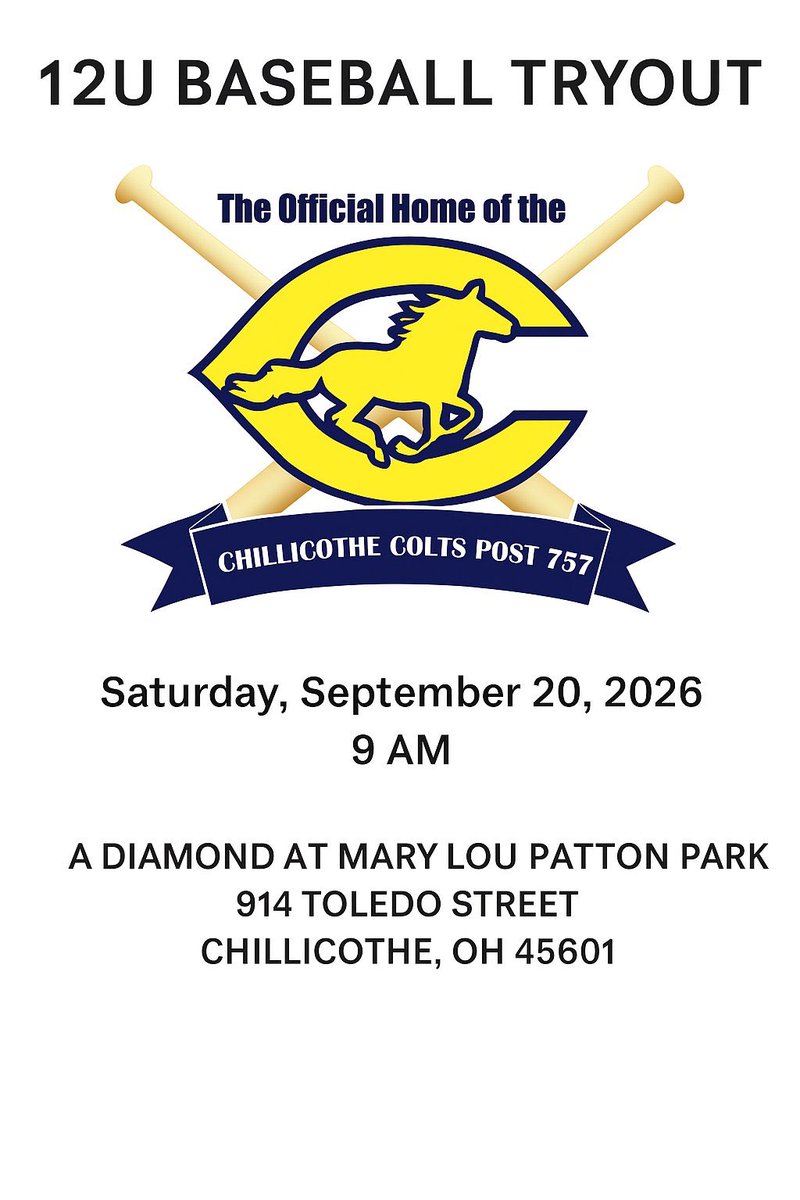Post 757 Baseball (@chillicothebase) on Twitter photo 