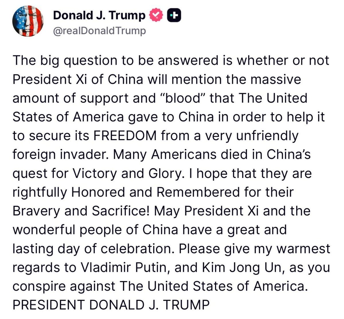 A big ego and stupidness in full display...
🤦🤦