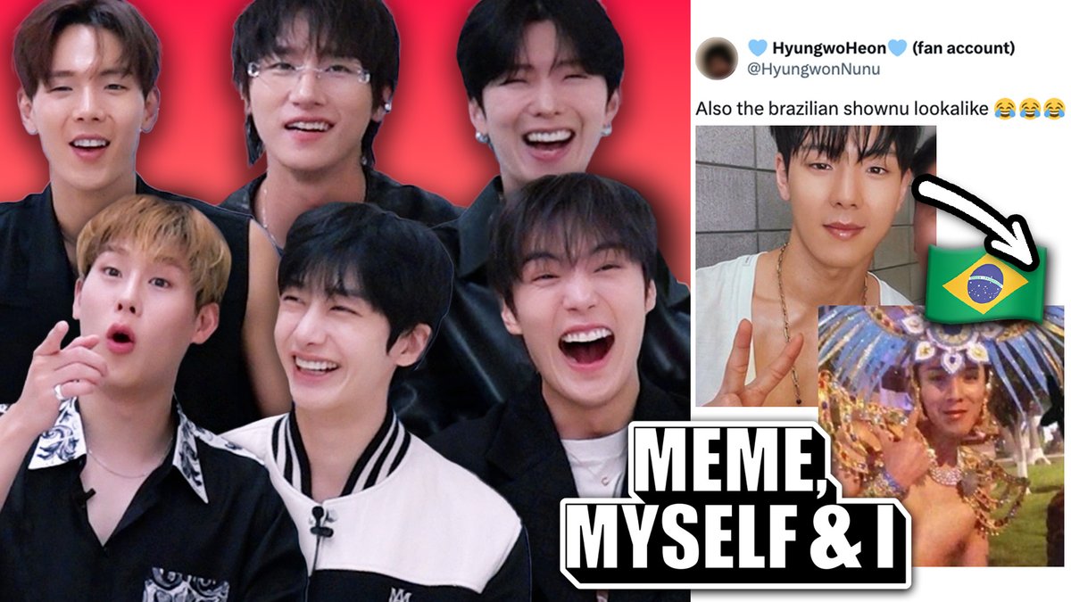 ๋ชฌ์คํ์์ค_MONSTA X (@officialmonstax) on Twitter photo We had so much fun reacting to our memes with <a href="/BuzzFeedUK/">BuzzFeed UK</a> ๐ค Watch the full video out now! ๐
โถ๏ธ youtu.be/1cE5WzN5Fvg We had so much fun reacting to our memes with <a href="/BuzzFeedUK/">BuzzFeed UK</a> ๐ค Watch the full video out now! ๐
โถ๏ธ youtu.be/1cE5WzN5Fvg