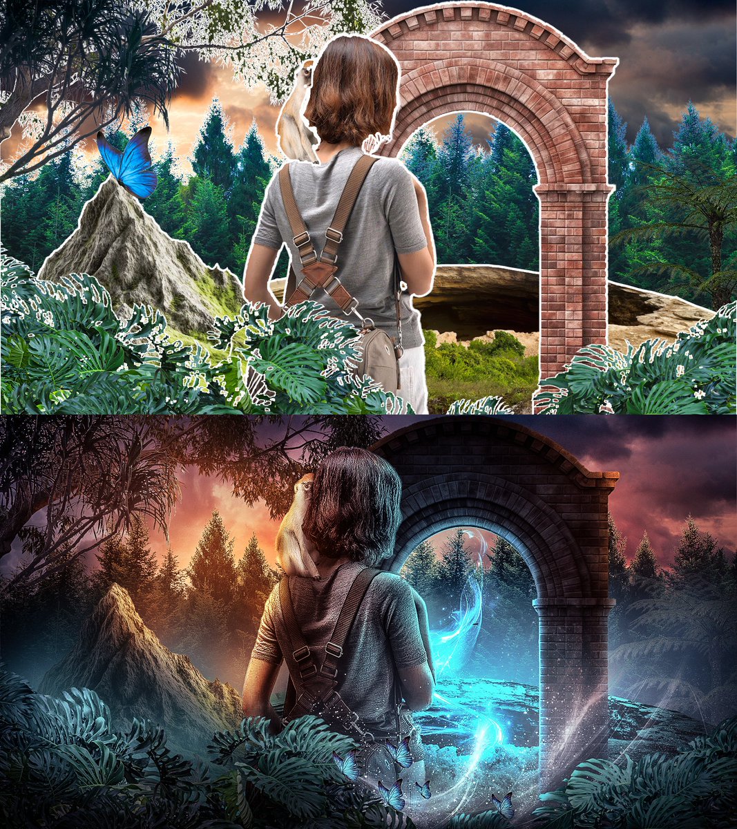 ChristIkapi's tweet image. C'est toujours un plaisir de voir un avant après d'une création ! Un plaisir que ne procure pas l'IA