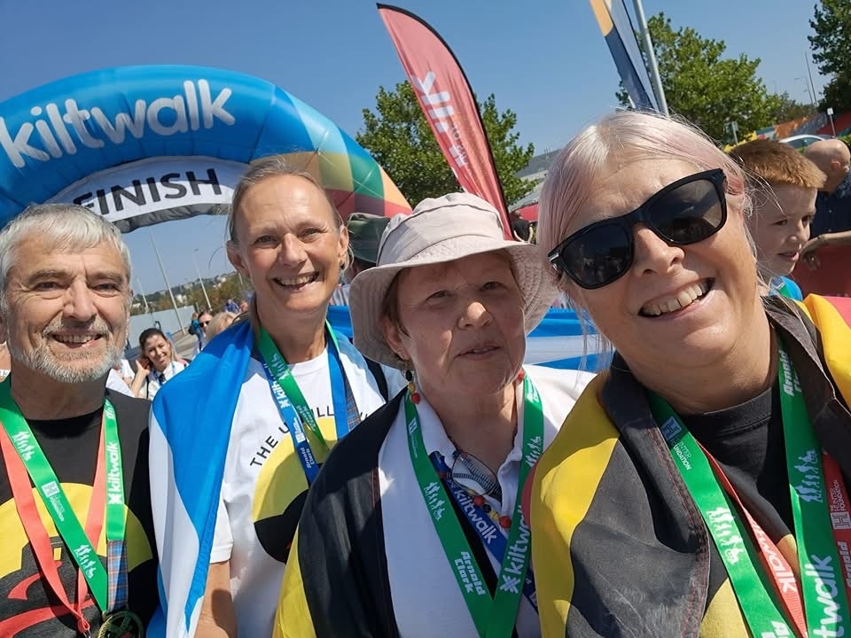 Congratulations to our Dundee Kiltwalk Team 2025 who together raised around £1,600 for the Uphill Kindergarten Appeal! Two walkers flew in for the event - one from Portugal and one from Sweden, making it a truly international fundraiser!