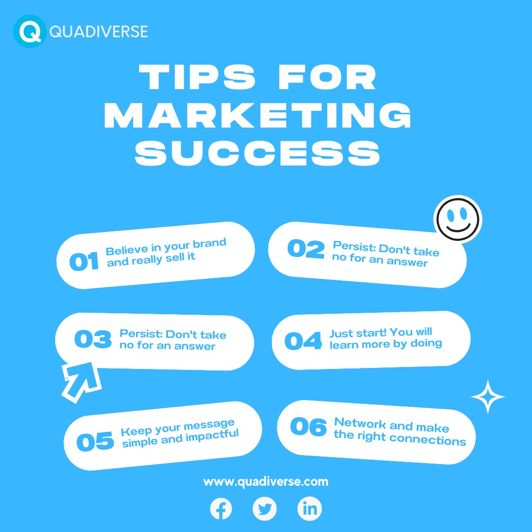 quadiverse's tweet photo. ✨ The secret to success? Believe in your brand &amp; keep pushing!
.
.
#DigitalMarketing #MarketingStrategy #BrandSuccess #quadiverse #innovative #fridaymorning #Growtogether #startups #finance https://t.co/tPy1pLHGgG