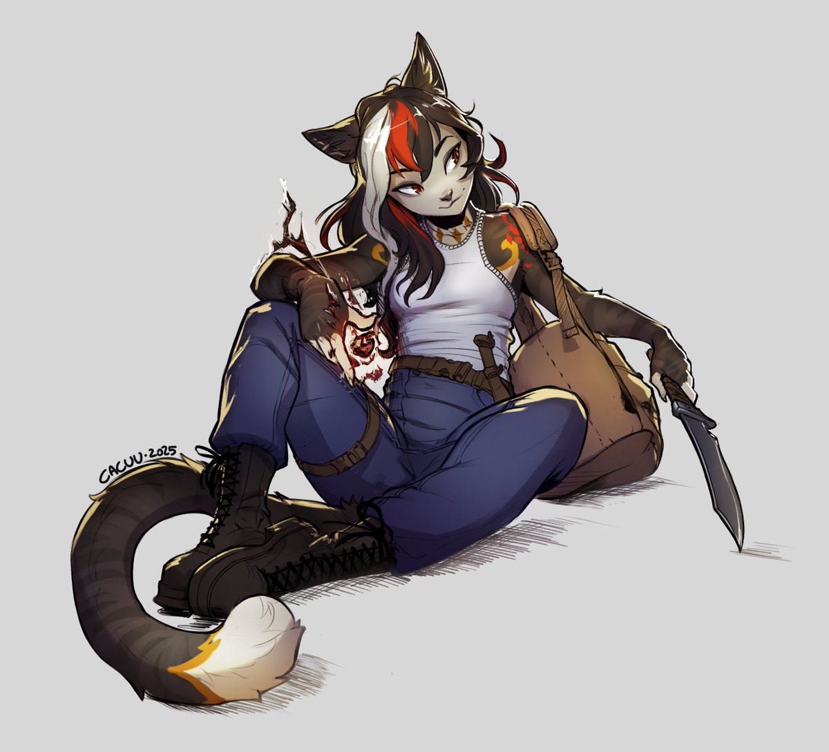 A stream-doodle-turned-painting for <a href="/Hikari_Kurisu/">Hikari Kurisu</a> !