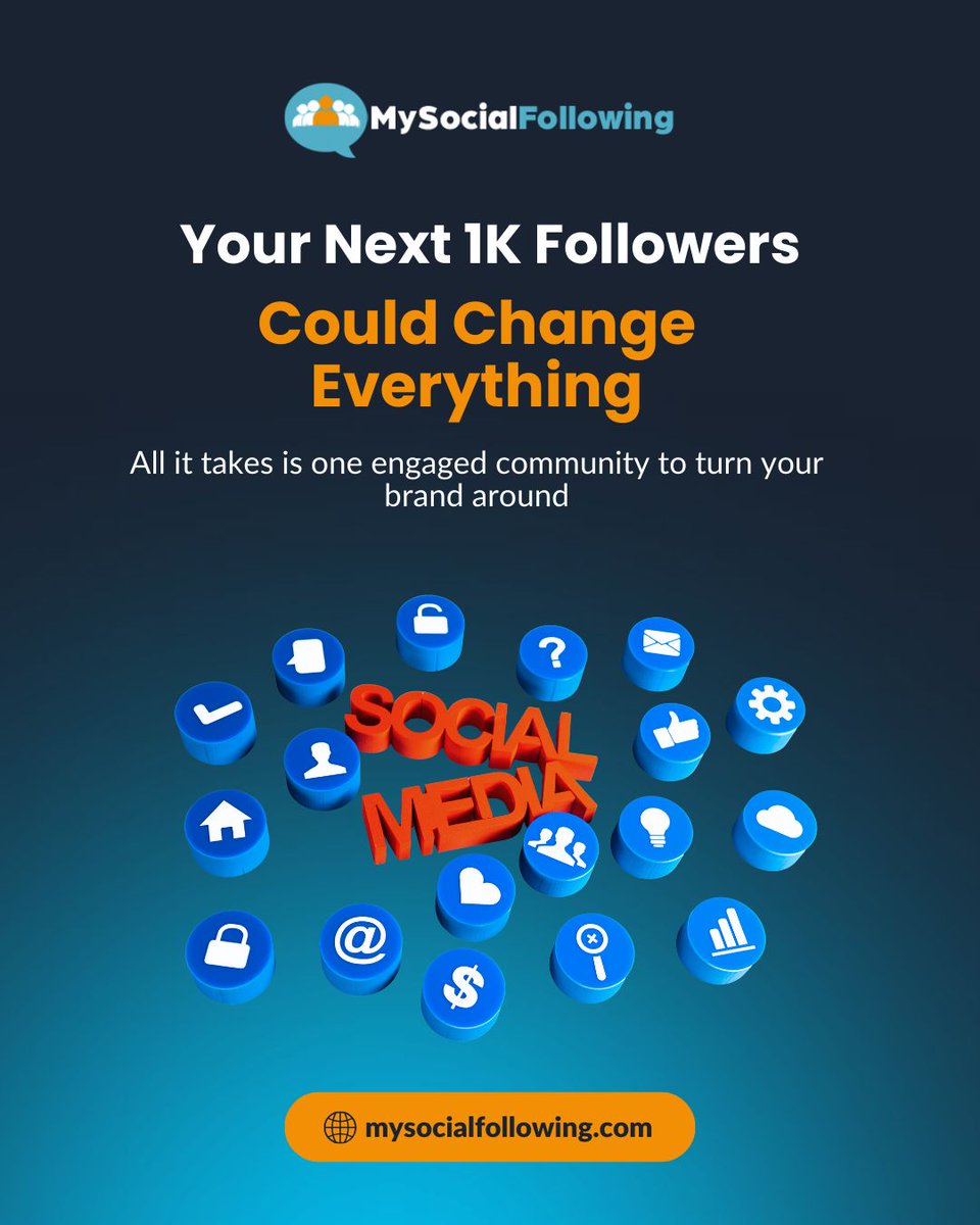 MySocialFollow's tweet image. Your next 1K followers could be the difference between being unnoticed or creating a movement 🚀

You don’t need millions you need a REAL community.

🔥 Build trust, deliver value, and growth will come.

 #SocialMediaTips #GrowthHacks