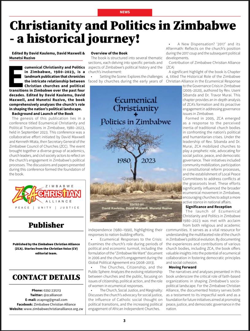Zimbabwe Christian Alliance tweet media