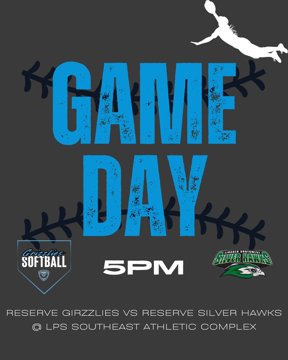 It's GAME DAY again for the Grizzlies! Today we take on Lincoln Southwest in a Reserve contest at 5pm. Come out and enjoy the weather on a beautiful Wednesday night!