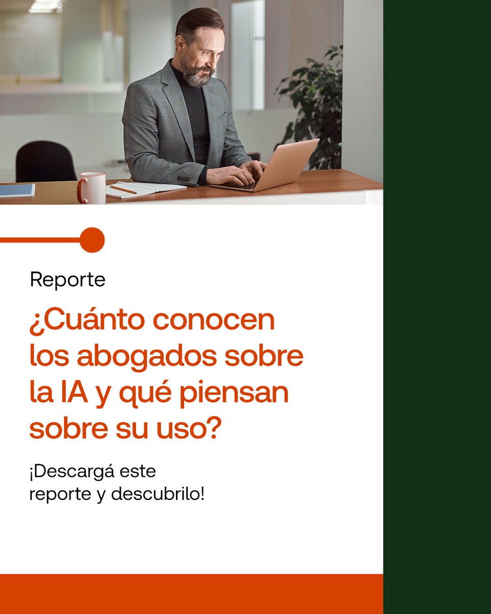 Nuevo Reporte con el <a href="/CPACF/">C.P.A.C.F</a> - Colegio Público de la Abogacía de la Capital Federal 📘🤝 

Descargá y conocé cómo la IA transforma el derecho
➡️beneficios en la práctica profesional, casos de uso y perspectivas para los próximos meses

¡Descargalo aquí! ow.ly/xfAj50WQkpE