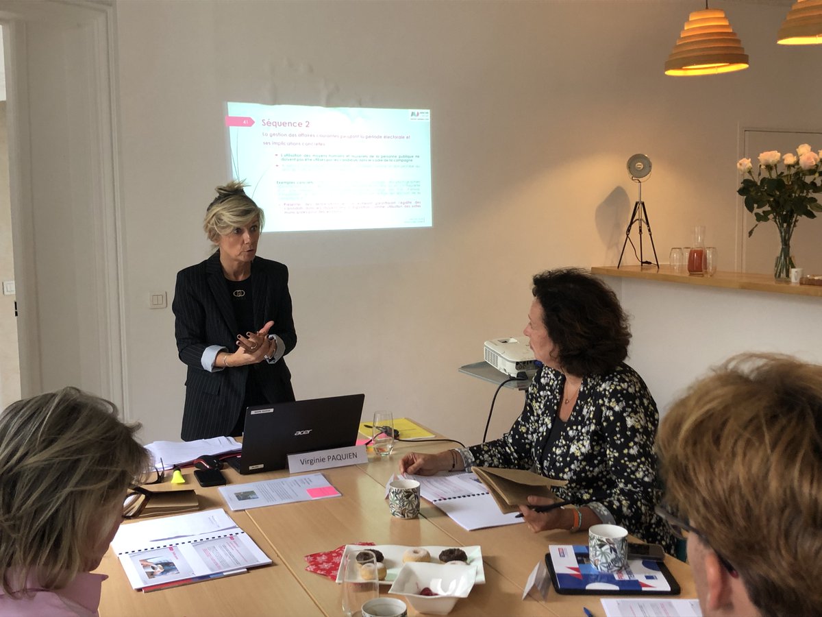 🗳️​ Avec Virginie PAQUIEN, nos participants ont eu ce matin l'occasion d'en apprendre davantage sur la réserve électorale et les bons réflexes à adopter.
☝️Si vous désirez suivre cette formation, réservez votre matinée du 10 octobre !