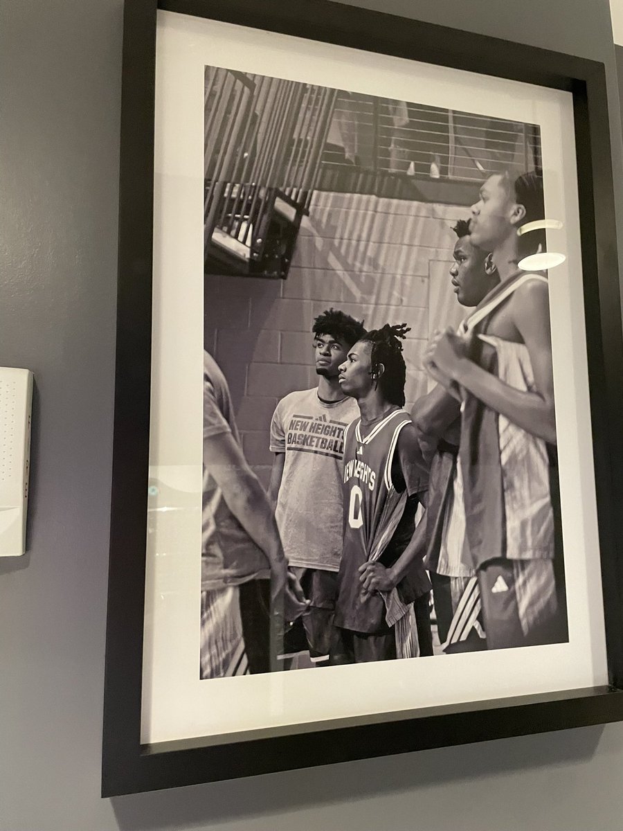 Last night, during the grand opening of the 🆕 gym of <a href="/TheProgramNYC_/">The Program NYC</a> out in Greenpoint, Brooklyn, we got to walk into facility, and see one of our portraits of this summer from the <a href="/3SSBCircuit/">3Stripes Select Basketball</a> Palmetto Road Championships in Rock Hill, South Carolina, when we photographed a few