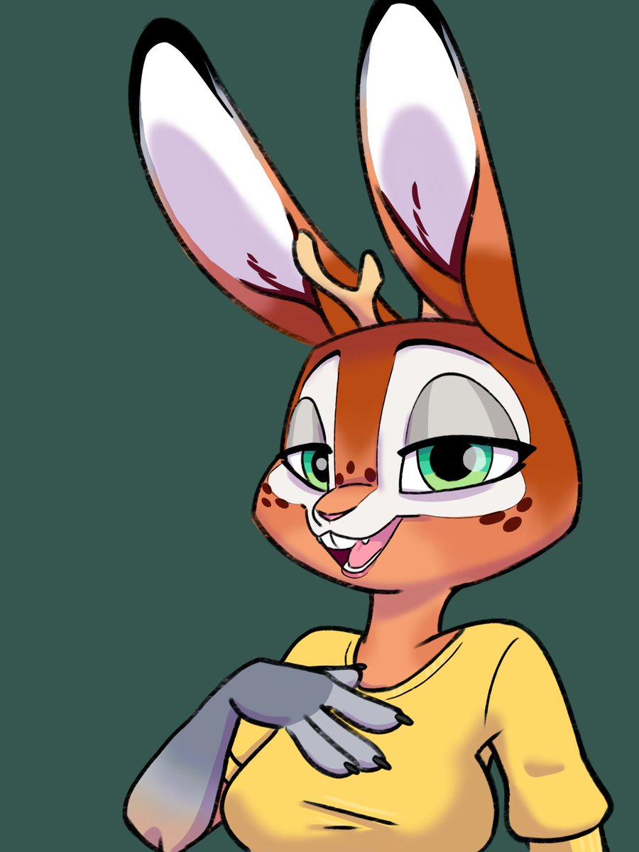 Starting off Aubrey in <a href="/Siroc_Art/">Siroc (siroc.bsky.social)</a>'s style 💛 he's supported me since the beginning and it has meant so much to me. He's even influenced my style while I learn and I thought it was only appropriate