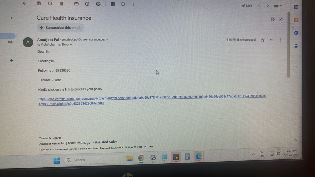 rivipin's tweet image. @CareHealthIndia @irdaindia @timesofindia @BBCHindi @htTweets @FinMinIndia @JagranNews @DainikBhaskar @EconomicTimes @DivyenduSharma4
#CareHealth insurance has crossed all d limits of #Fraud in #healthinsurancescam looting people, asking for payments n nt responding 2 complaints