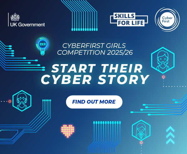 CyberFirstYorks's tweet image. 🔍Love a good challenge? The CyberFirst Girls Competition is packed with puzzles, codebreaking &amp;amp; teamwork to get girls inspired by cyber security👩‍💻

🎉 Back this September, don’t miss out! Find out more: ncsc.gov.uk/cyberfirst/gir…