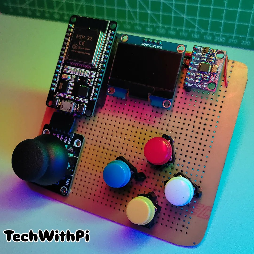 TechWithpi's tweet image. TechWithPi Game Console | 5 Retro Games on ESP32
#esp32 #viral #diy #DIYprojects
@ESP8266COM @Hacksterio @digikey @Raspberry_Pi
