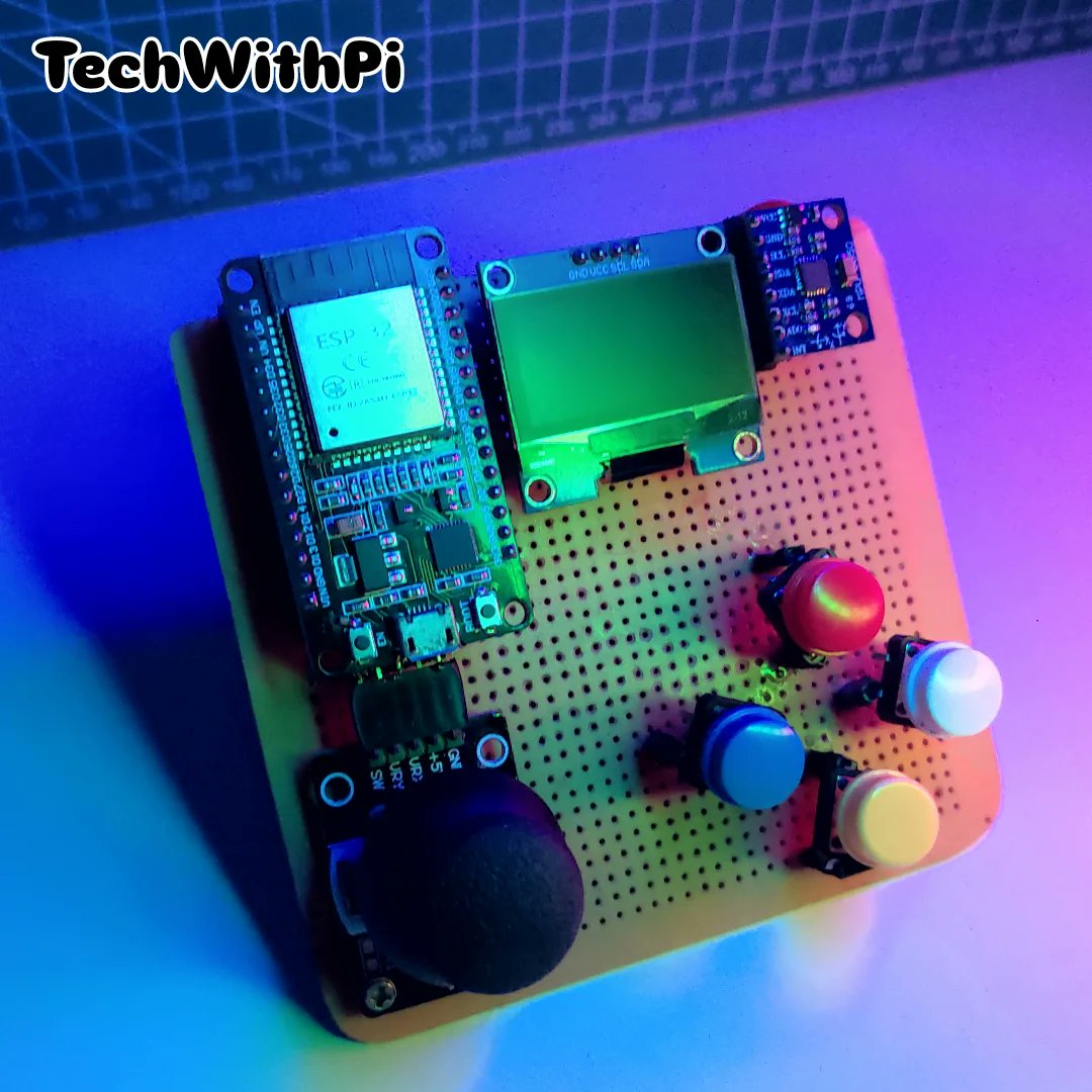 TechWithpi's tweet image. TechWithPi Game Console | 5 Retro Games on ESP32
#esp32 #viral #diy #DIYprojects
@ESP8266COM @Hacksterio @digikey @Raspberry_Pi