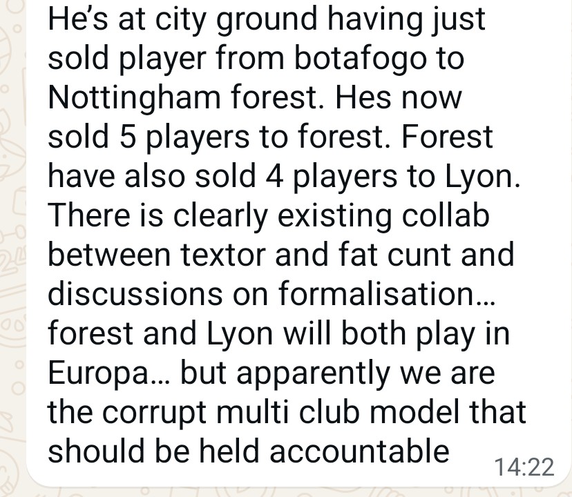 calneeagle's tweet image. If proof were ever needed that we were stitched up....🤬
#cpfc
#textor
#maranakis