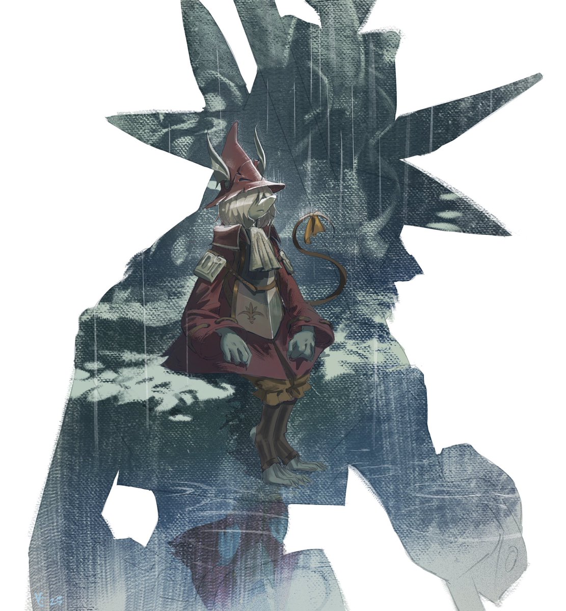 EosLuna's tweet image. Unforgettable Silhouette #FFIX25th #FFIX