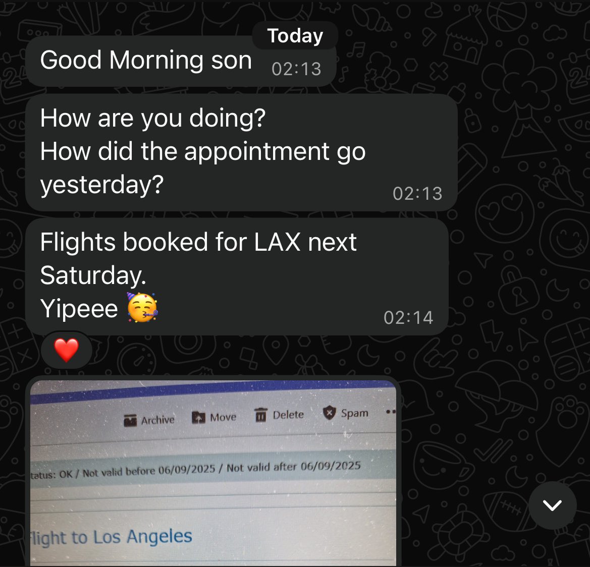 Woke up to amazing news, my mother flying overseas🙌🏾

Finally get to see her again on Saturday❤️