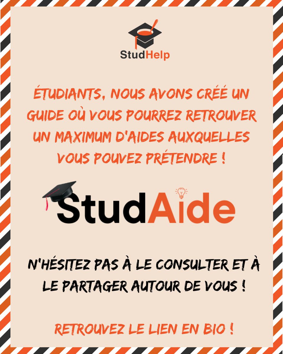 StudHelp_'s tweet image. C’est la rentrée ! 💫
Nouvelle année = réinscription ✅
Étudiant·e ou donateur·rice, ne ratez pas cette étape pour profiter de nos services ou soutenir les étudiant·e·s 🫶
📌 Guide spécial rentrée ➡️ studhelp.fr/studaide

Belle année à toutes et à tous ! 🧡