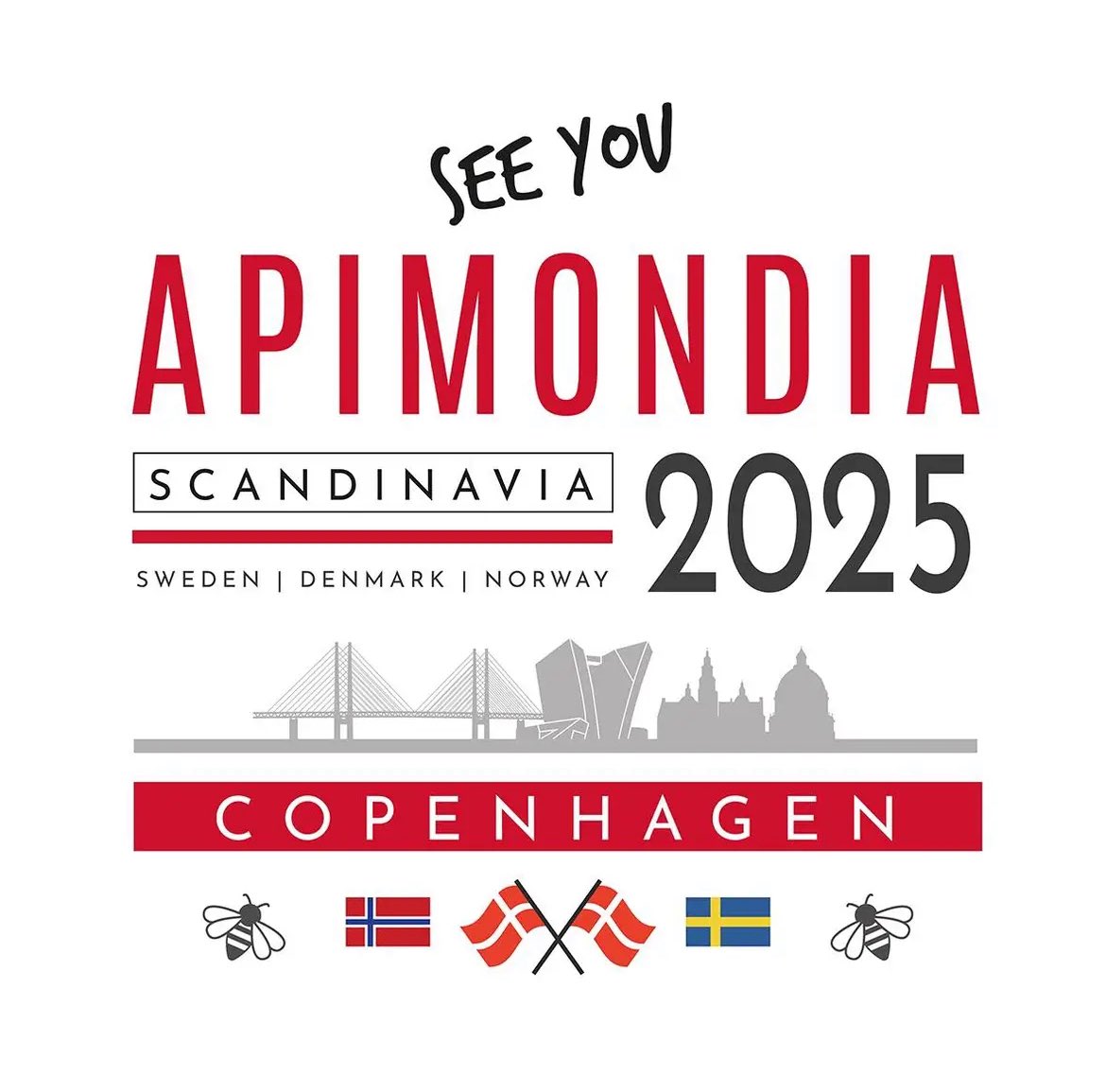🐝 Apimondia 2025 is in Copenhagen, 23–27 Sept! Speakers, traders, awards &amp; the Global Honey Bar 🍯🌍 Book by 5 Sep for discounted tickets 
apimondia2025.com

✈️🏴󠁧󠁢󠁳󠁣󠁴󠁿You heading out? Email membership@scottishbeekeepers.org.uk for a meetup!

#Apimondia2025