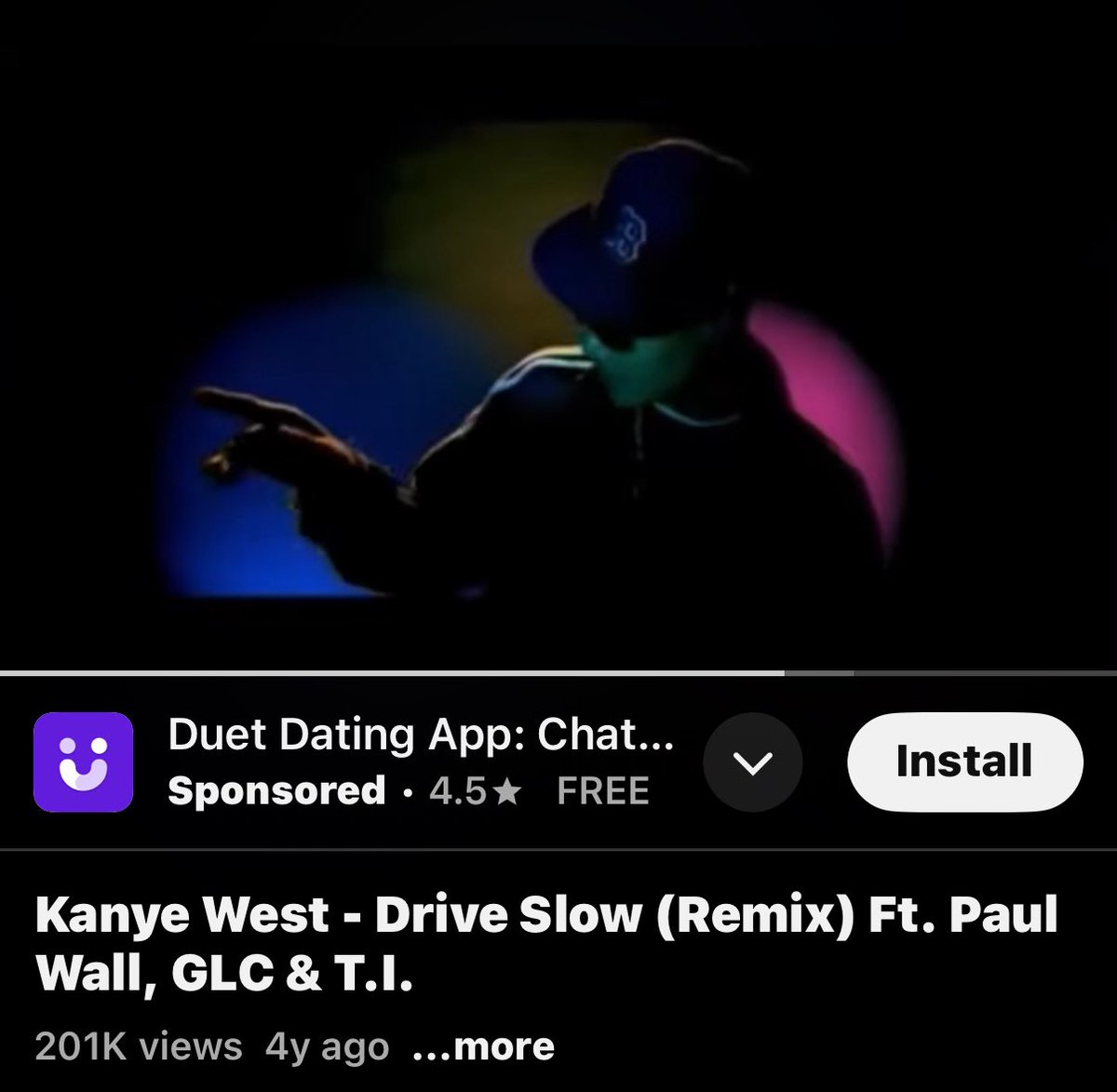 T.I verse on drive slow remix