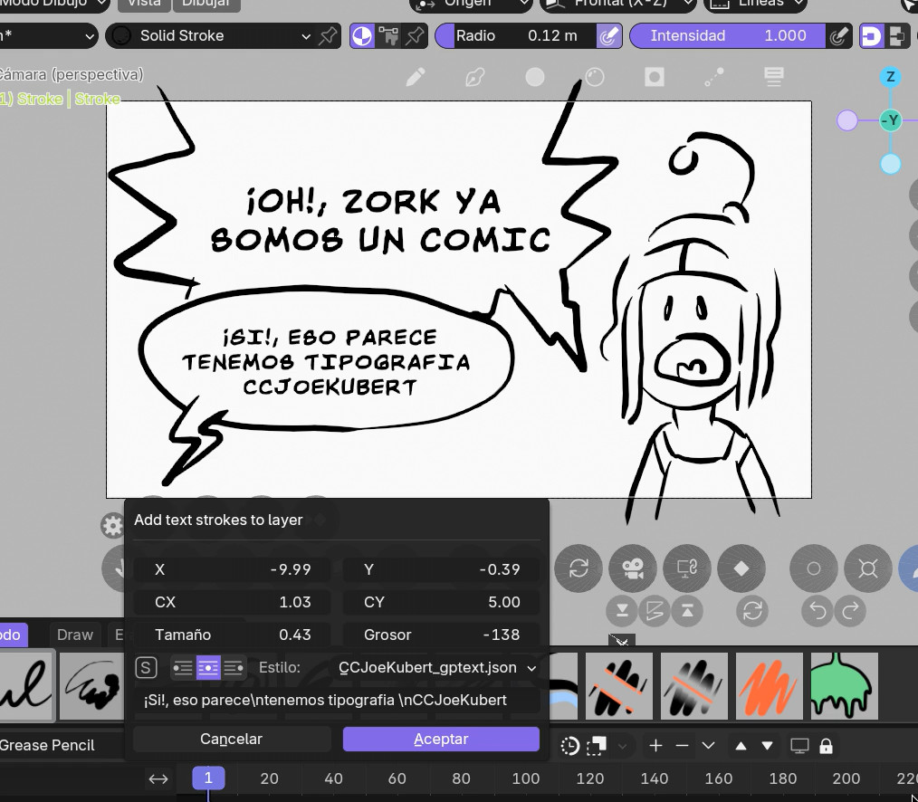 lacapi_tv's tweet image. use #Quicktool para importar las típicas letras de comic a #Blender
#greasepencil #QuickTools_v3 #b2d