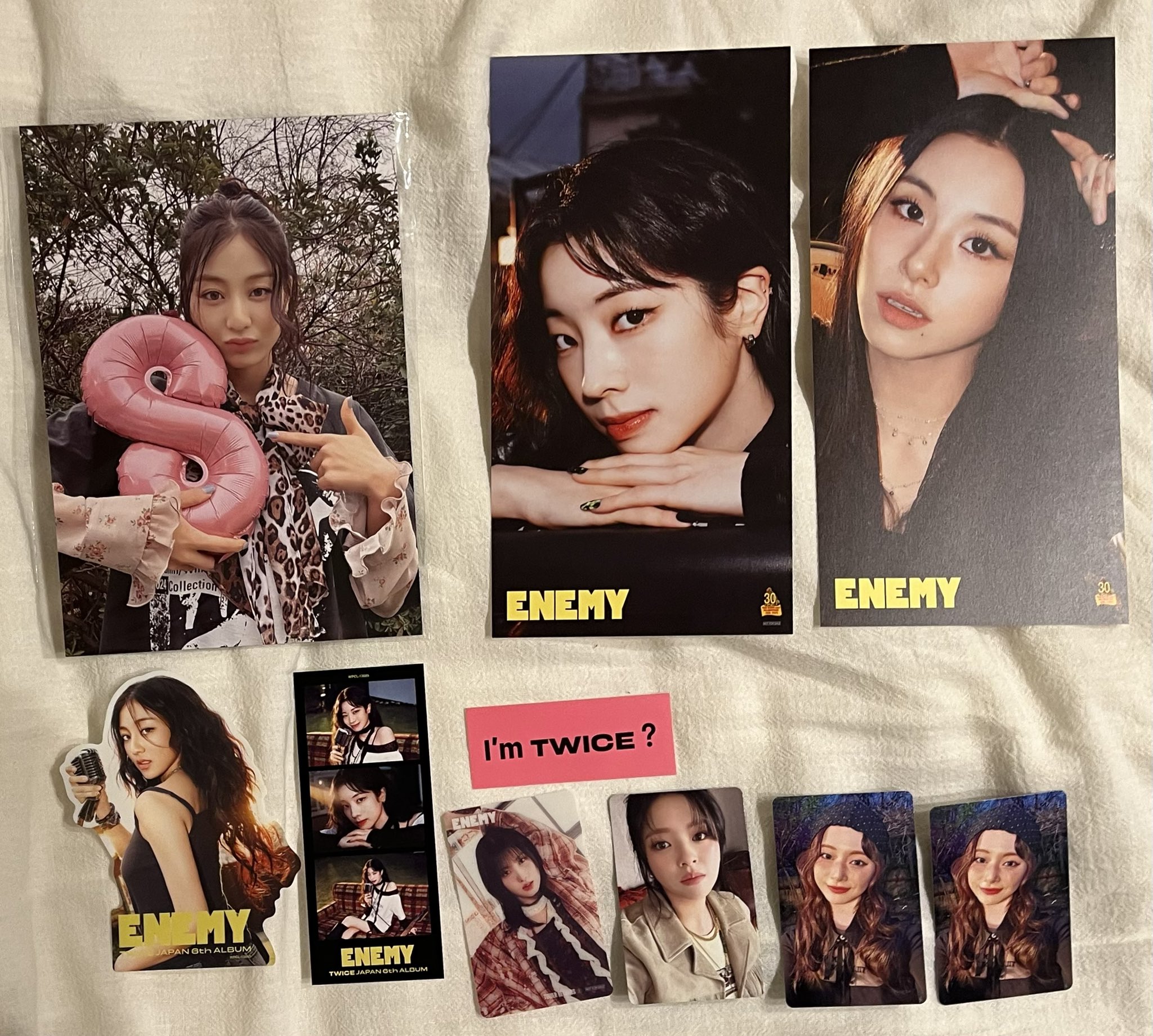ミナ 777 クリアトレカ TWICE ミナ DIVE 7th Anniversary Collection BOX 777セット限定