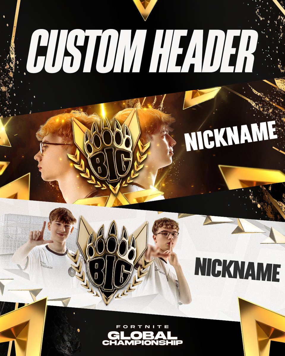 Want your own custom BIG header? 👀

➡️ Reply with your nickname and if you want the dark or white version 👑

We will make them for you as fast as possible 😅