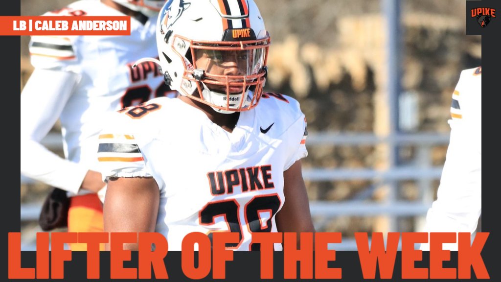 UPIKE FOOTBALL (@upikefootball) on Twitter photo 🔥 Lifter of the Week 🔥
Congrats to Caleb Anderson! 🐻💪
Caleb attacked the weight room with relentless energy and raised the standard for the entire team. His grind, toughness, and leadership make him a true example of what it means to be a Bear.
Keep chasing greatness, 🔥 Lifter of the Week 🔥
Congrats to Caleb Anderson! 🐻💪
Caleb attacked the weight room with relentless energy and raised the standard for the entire team. His grind, toughness, and leadership make him a true example of what it means to be a Bear.
Keep chasing greatness,