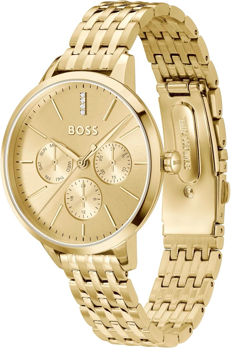 TimeFinderML's tweet image. ✨ -25% Deal!
Die BOSS Damenuhr Symphony jetzt nur €213,48 ⌚️
Multi-Zifferblatt, Quarzwerk &amp;amp; Armband in Edelstahl oder Leder – pure Eleganz 💎
#BOSS #Damenmode #Uhren #deal