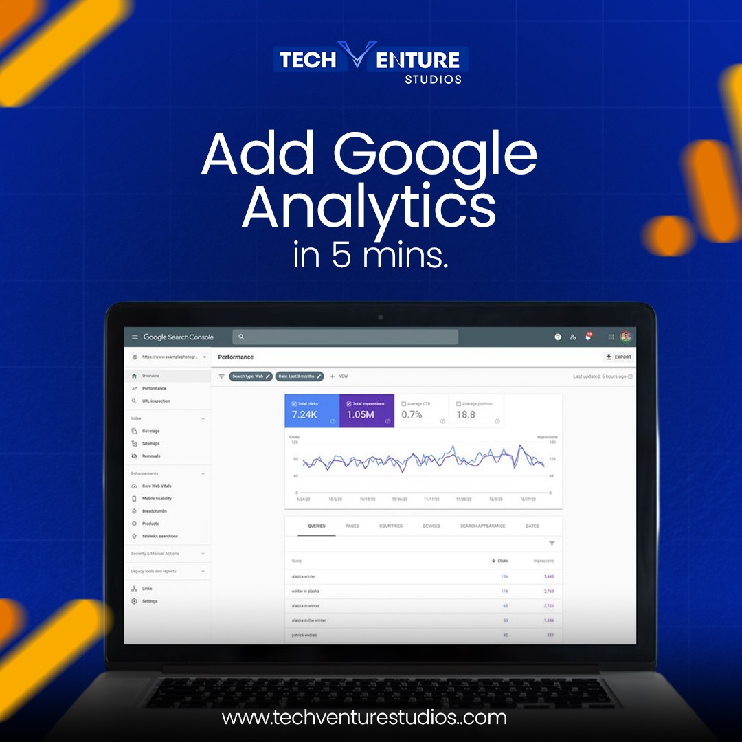 techventurestud's tweet image. Track your visitors, understand user behavior, and make smarter decisions for your business—all with just a few clicks.
💡 Pro tip: Don’t just build your website—measure it, improve it, and grow it.
#TechTips #QuickTutorial #DigitalDIY #AnalyticsHowTo #TechVentureStudios
