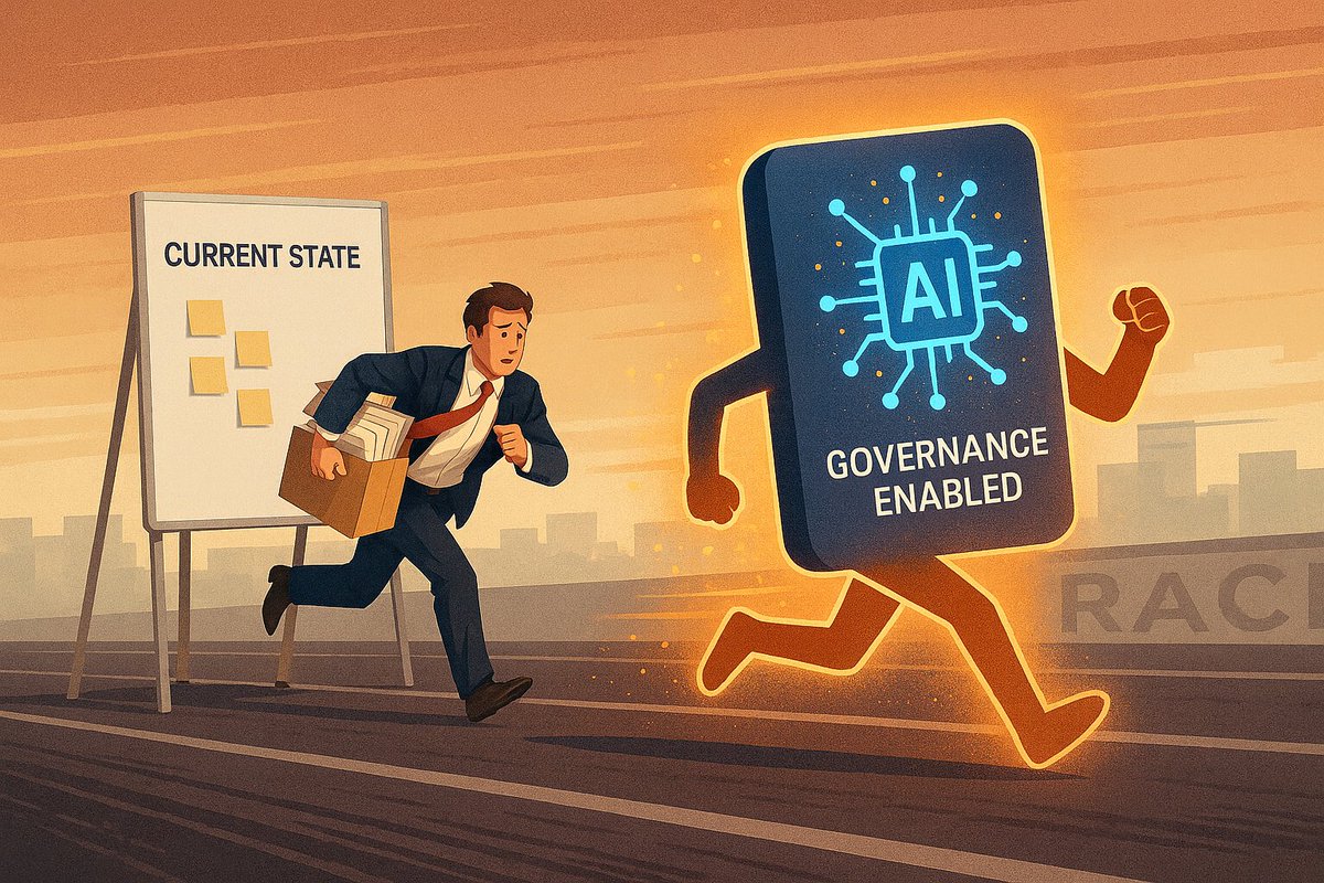 policycortex's tweet photo. Every day you operate with broken AI governance is another day of competitive disadvantage.

Your competitors aren't waiting. The market isn't slowing down. Regulations aren't getting simpler. https://t.co/u5Wd5tUOHO