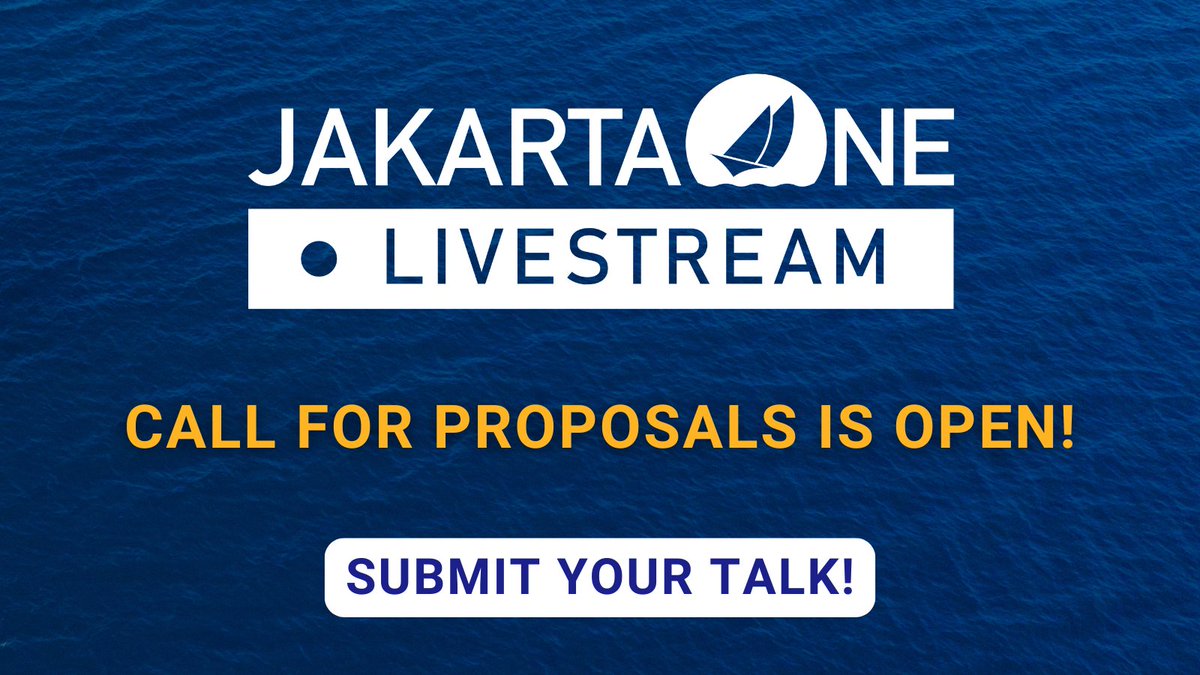 JakartaOneConf's tweet image. The JakartaOne Livestream returns on 2 December, and the CFP is open!
🎙️ Submit your talk to JakartaOne Livestream and showcase your work with the global Java community. Spots are limited, apply now! hubs.la/Q03tPHb00
#JakartaEE #opensource #CloudNativeJava