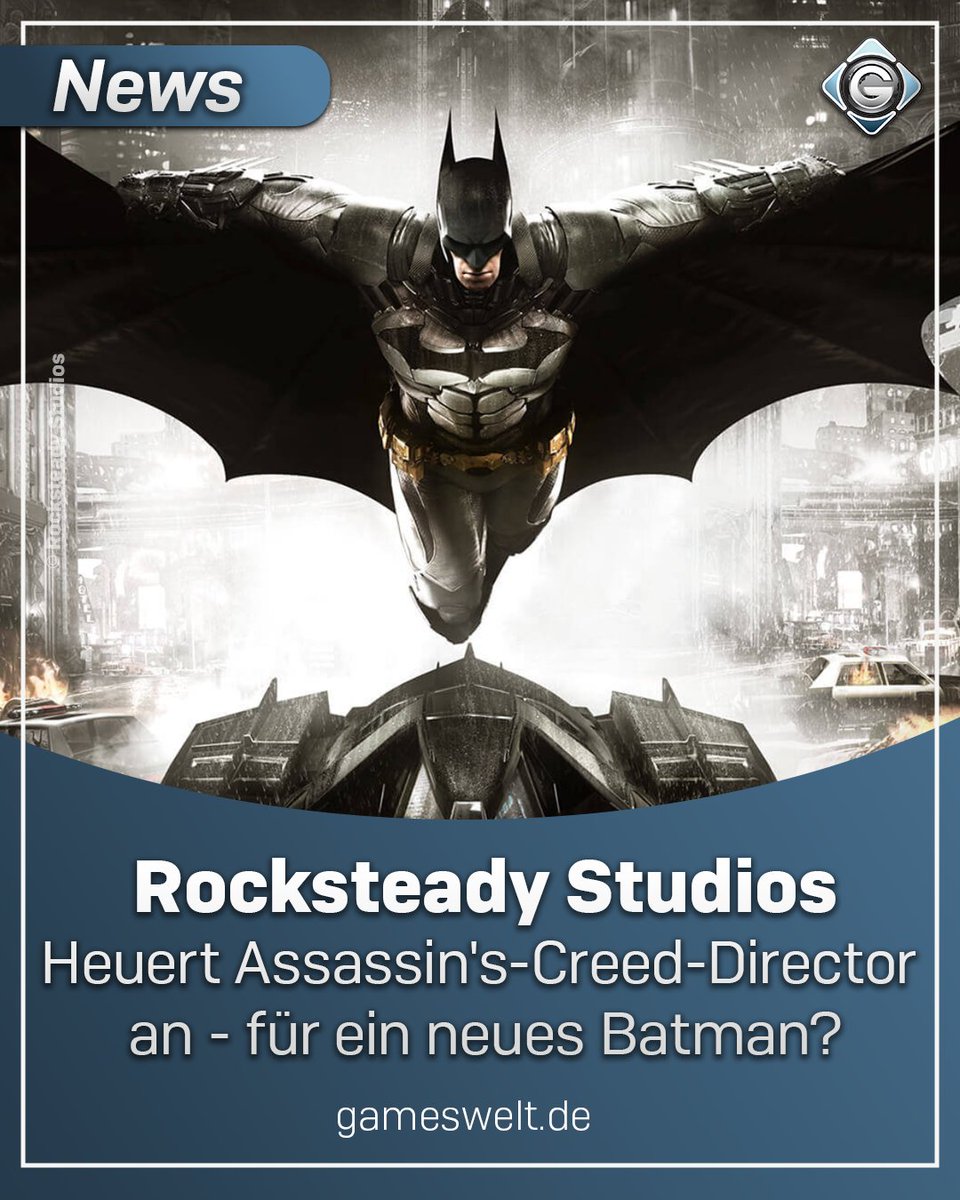 gameswelt's tweet image. Rocksteady mit neuem Game Director: Bill Money wechselt nach über 10 Jahren bei Ubisoft zu Rocksteady. Dort leitete er Titel wie Assassin’s Creed Mirage, Valhalla und Origins. Zuvor war er bei Batman Arkham Origins beteiligt.🦇🎮

 #Rocksteady #Batman #Gaming
