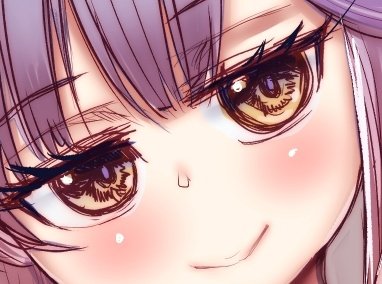 #このタグを見た人は自分の絵の目部分をのせる