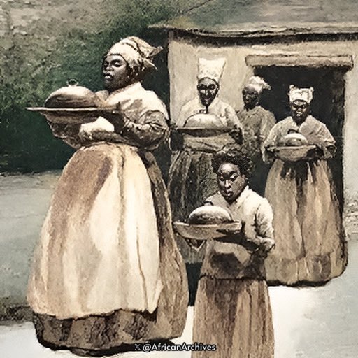 The whistle walk" was the walk leading from the kitchen to the House. Enslaved people were required to whistle as they walked as whistling and chewing are incompatible simultaneous actions. It would also ensure that they did not eat or spit in Massa's food on the way to serve.