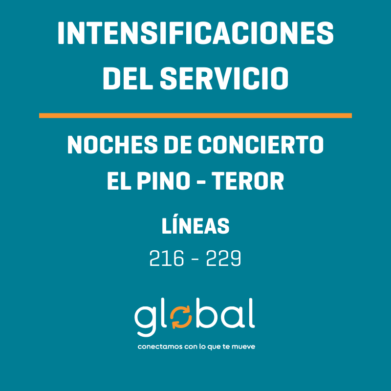 guaguasglobal's tweet image. ℹ️ Intensificamos los servicios de las líneas 216 y 229 con motivo de la noche de conciertos en #Teror. Más información en el siguiente link: bit.ly/3K27bHy

#GuaguasGlobal #conciertos #grancanaria #transportepublico @AytoTeror