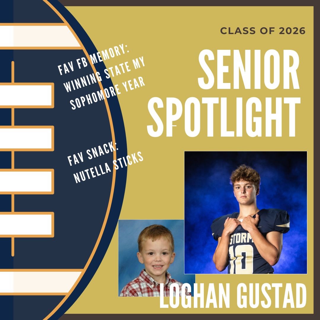 Storm Football Senior Spotlights
This week we are highlighting our awesome seniors who give so much to Chan Football.  <a href="/chanstormfb/">Storm Football</a> 
#StormPride #Team17 #Classof2026