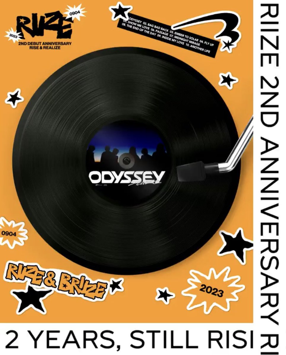 RIIZE Debut 2nd Anniversary MD 🧋🪨🐸🎸💂‍♂️🦕🧡 デビュー2周年の