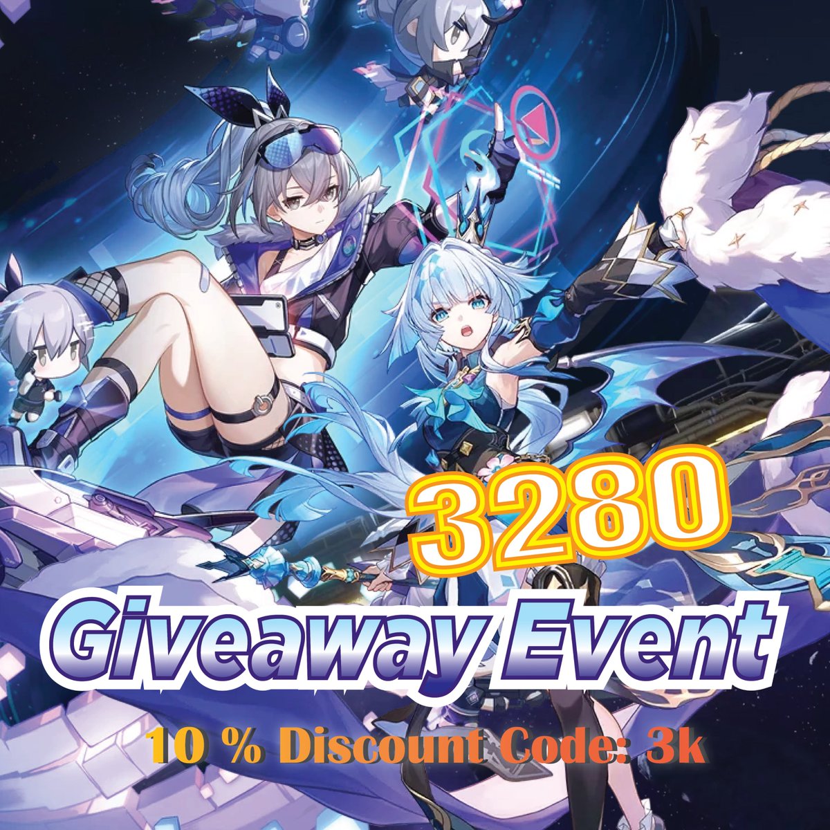 💎3280 HSR GIVEAWAY EVENT💎
(3280 Oneiric Shard *1)

Rules:
&gt;Follow <a href="/Topuplive_/">Topuplive.com</a>
 
&gt;Like &amp; RT

&gt;Comment

✨Use code [3k] for 10% Off 

Ends at 2025/09/07
Winners announced: 2025/09/08

Good luck all !!! ✨
#HonkaiStarRail   #Giveaway #Cerydra