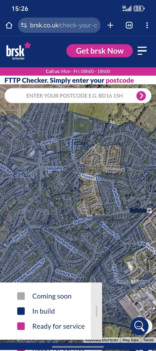 robwalker's tweet photo. @Brsk_uk any idea why you have this very clear gap in your intended roll out in BD17? https://t.co/vQAbSG8UD8