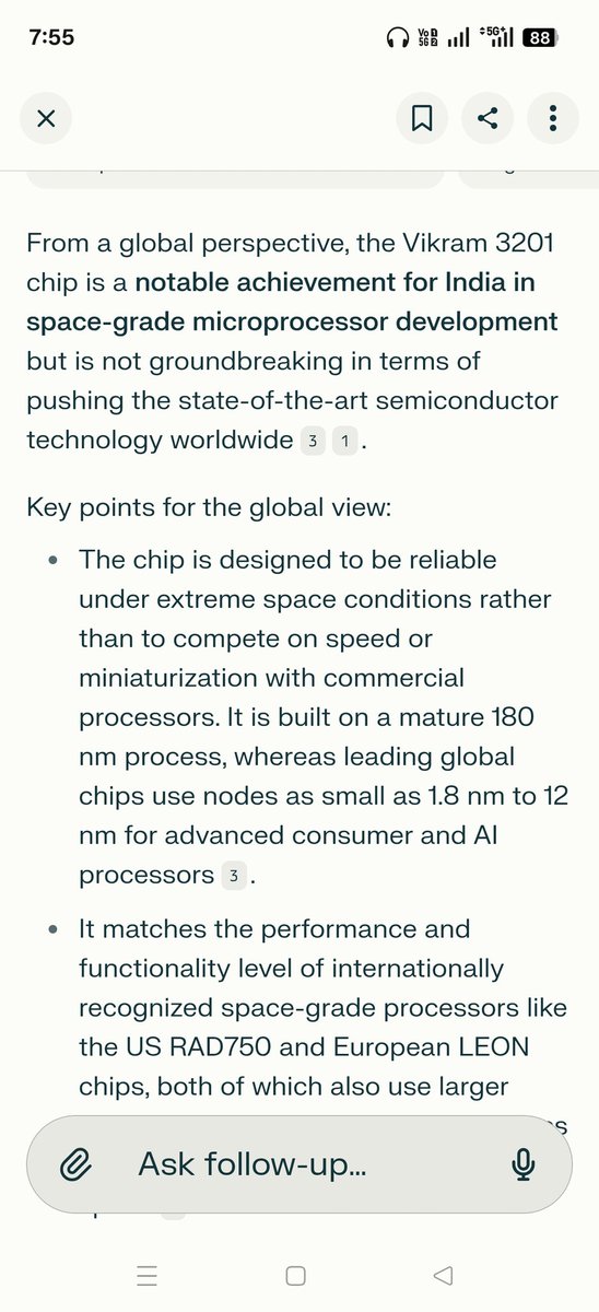 NeerajAgnimitra's tweet image. The reality of Indian chip by #PerplexityAI