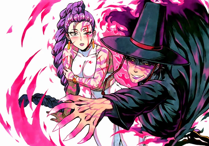 Kpop demon hunters Rumi X Jinu I love couples who love each other! I saw a scene from Hellsing and pictured them! If Rumi is in danger in the sequel, Jinu might show up again to help her! Thank you for watching! #KPOPDEMONHUNTERS #kpopdemonhuntersfanart