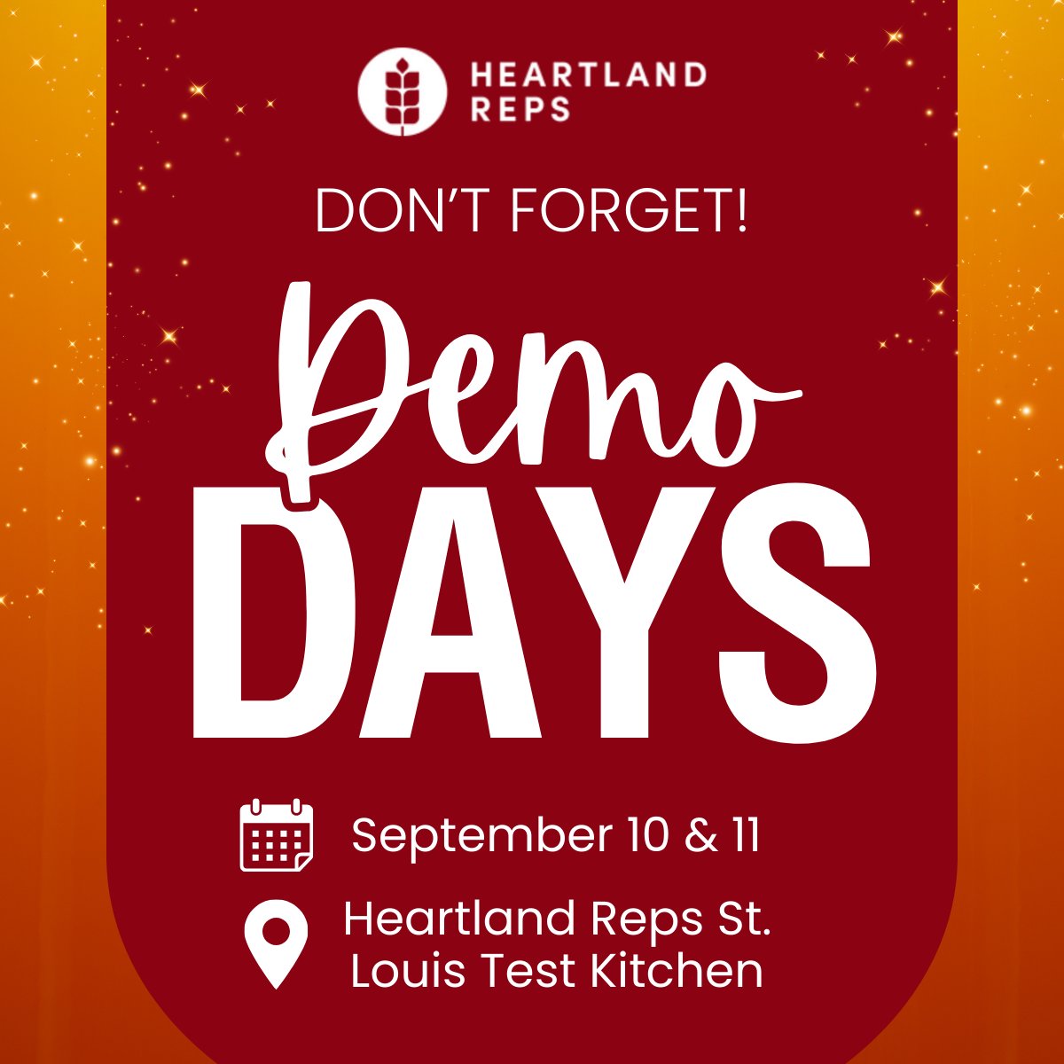 Don’t miss the opportunity to see, taste, and experience the future of cooking!

Join Heartland Reps and Blodgett for Demo Days featuring the revolutionary Invoq® Combi Oven.

Save your spot today 👉 hubs.ly/Q03FjlBk0