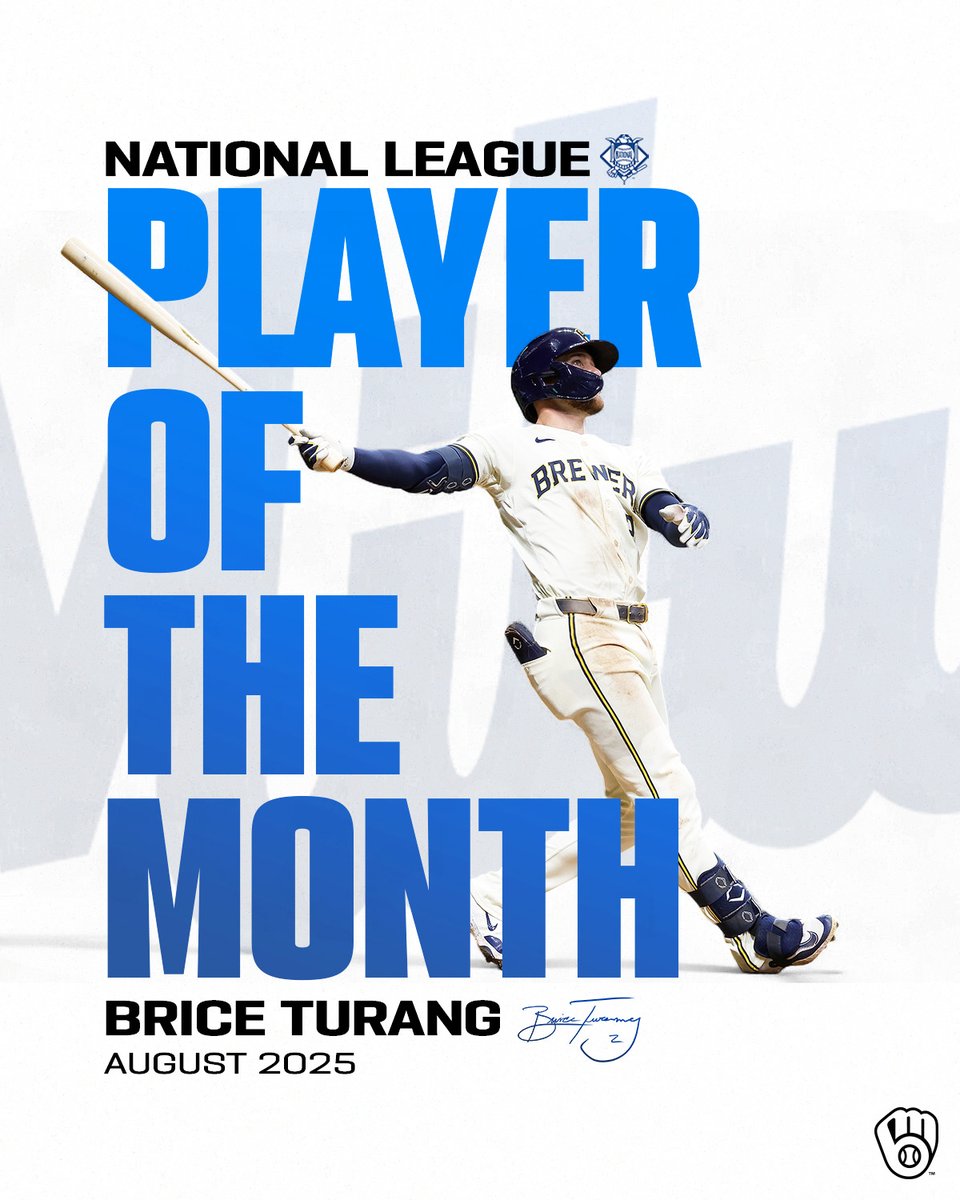 The obvious choice 

<a href="/BRiCEcTuRANG/">brice turang</a> is your National League Player of the Month!