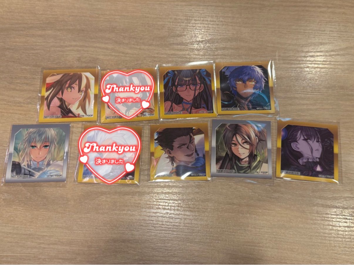 最終再臨展 入場特典 ステッカー バーヴァンシー もかちい on X