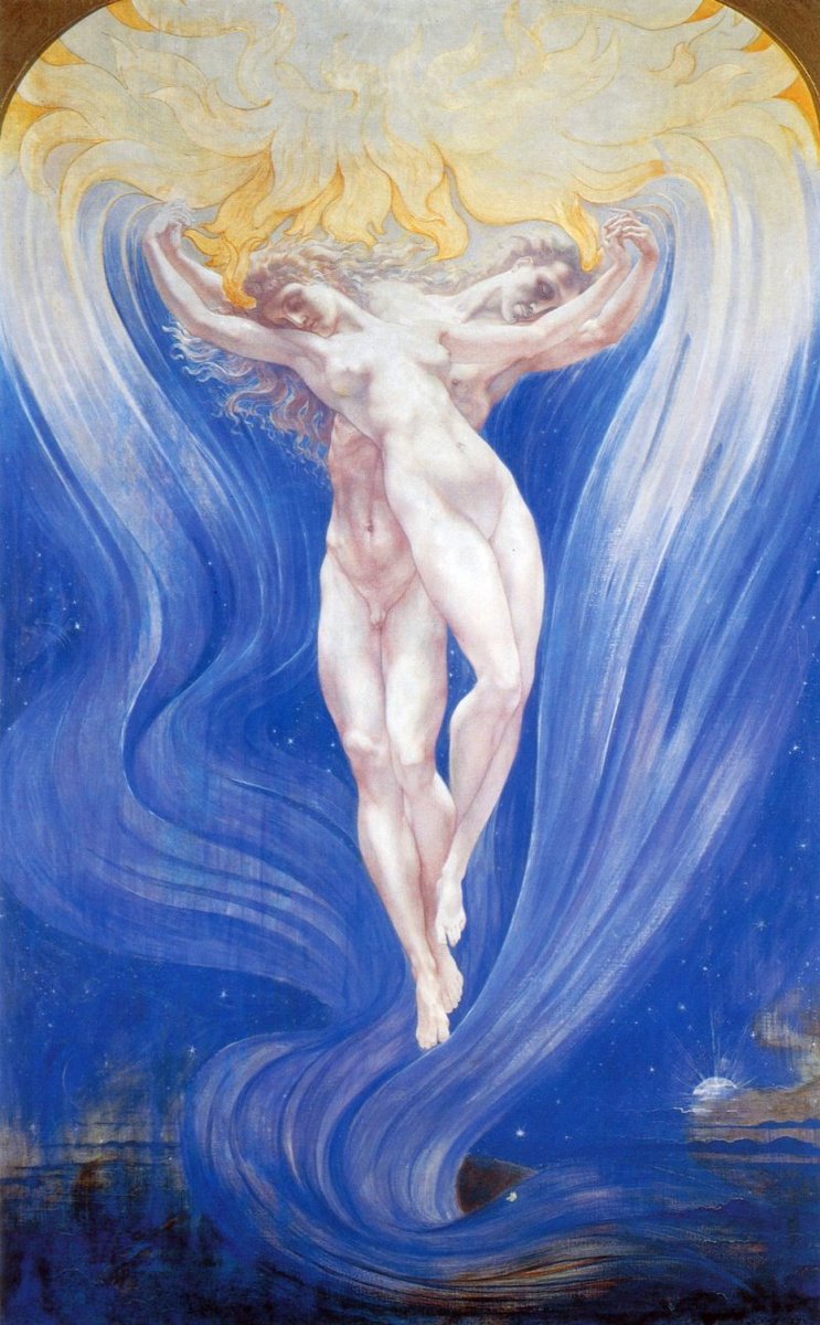 The Love of Souls (1900) by Jean Delville