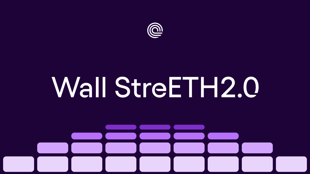 Wall StreETH 2.0 promotional banner from Ondo Finance