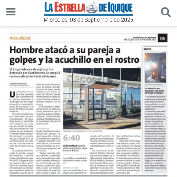 La BH #Iquique participó en las diligencias investigativas que se generaron a raíz de las agresiones sufridas por una mujer en la Toma El Boro, en la comuna de Alto Hospicio. Las diligencias incluyeron diversas pericias en el sector, como asimismo, declaración de testigos.