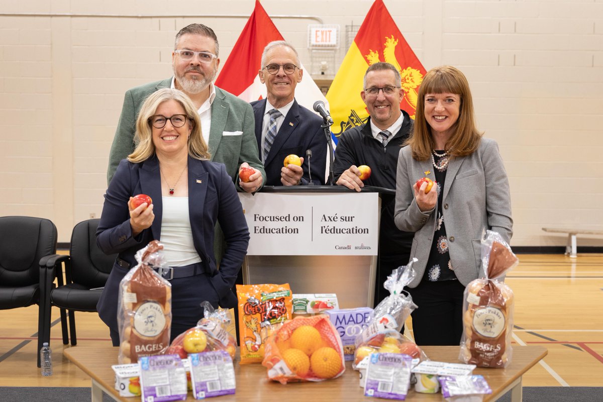 Every student in every school across New Brunswick will now start their day with a free school breakfast. No more gaps. No one left behind. Because when we nourish kids, we nourish our communities and our future. 
--
Chaque élève, dans chaque école du Nouveau-Brunswick,