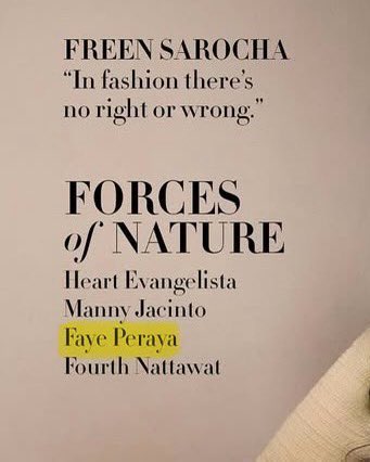 Nichapat said: P'Faye has an international digital fashion cover with a Singapore magazine. The shooting will take place while P'Faye is in Singapore. It will be a September issue 👀👀

And we need to get at least 100k comments on the IG post!!!

Fayemily, are you ready? 🔥🔥🔥